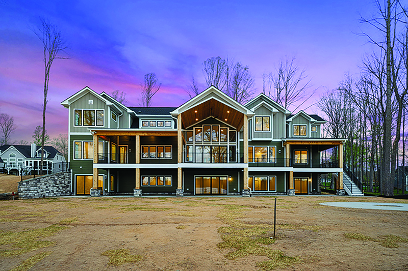 Spartan Homes recently finished this house in the Waters subdivision on the warm side of the lake (submitted photo by HD BROS for Spartan Homes).
